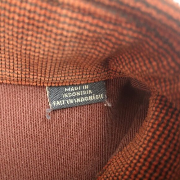 Royal Robbins Men's Size Medium Textured Rust Colored Button Front Shirt - Picture 4 of 9